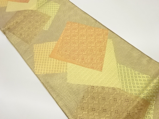 JAPANESE FUKURO OBI / SAGANISHIKI / WOVEN SHIKISHI PATTERN